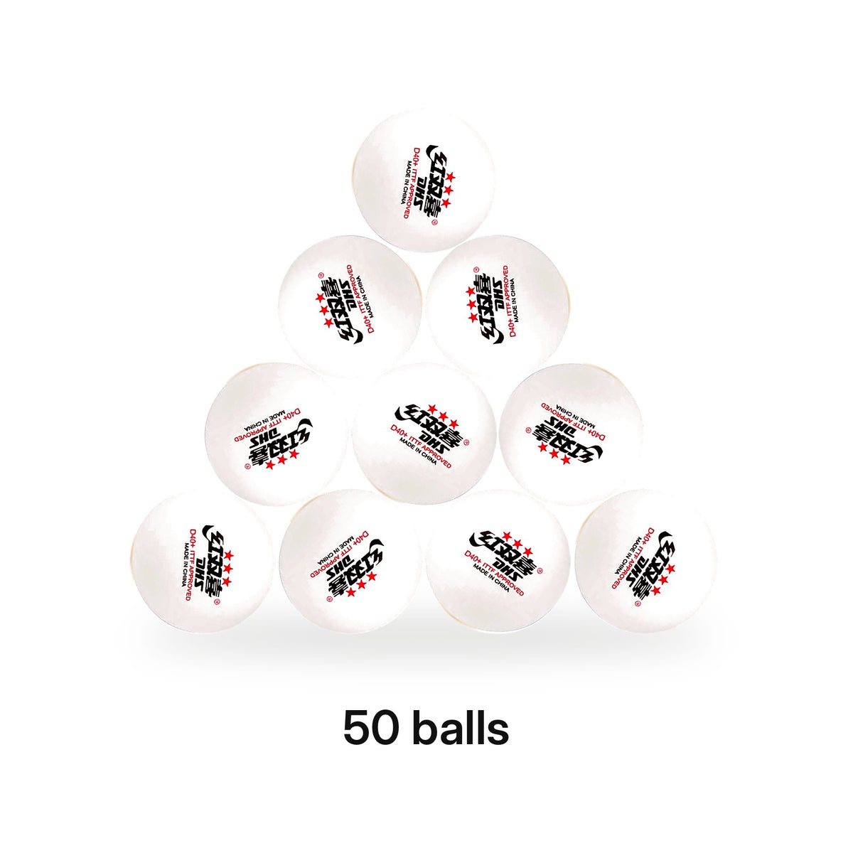 DHS D40+ 3-star club pack balls