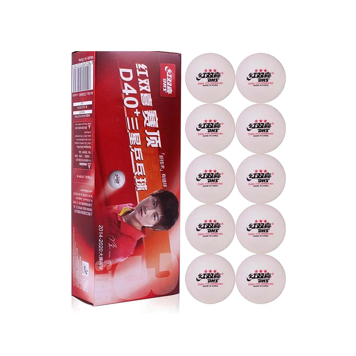 DHS D40+ table tennis balls