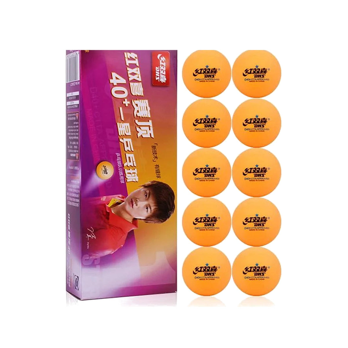 DHS D40+ table tennis balls