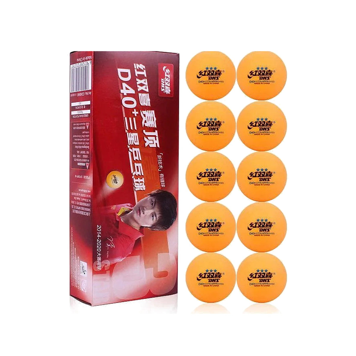 DHS D40+ table tennis balls