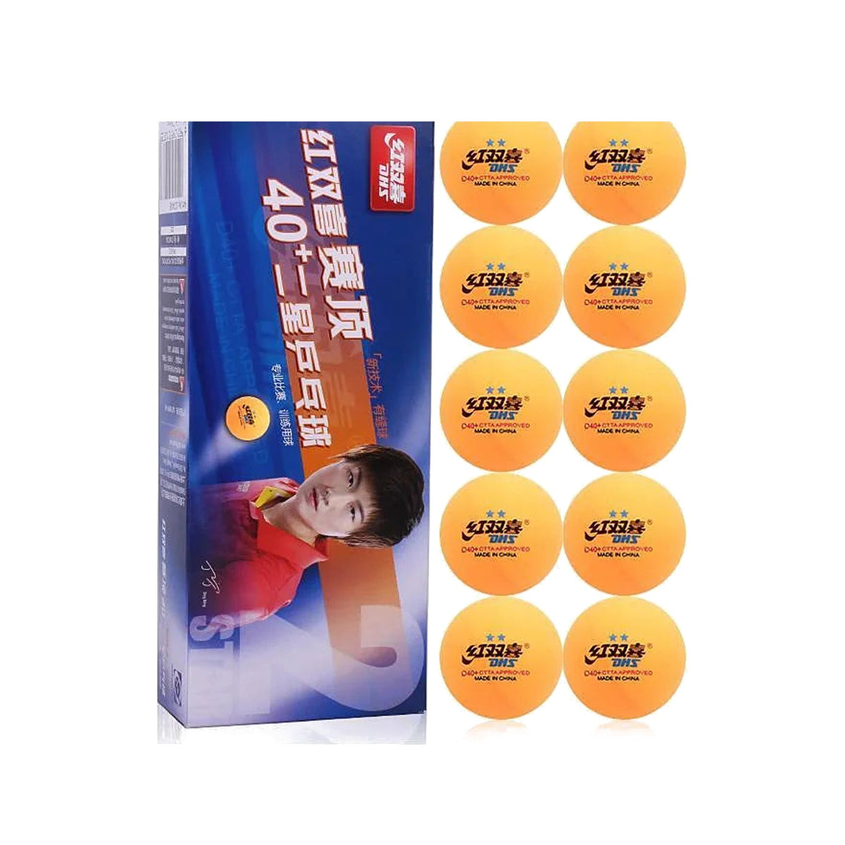 DHS D40+ table tennis balls