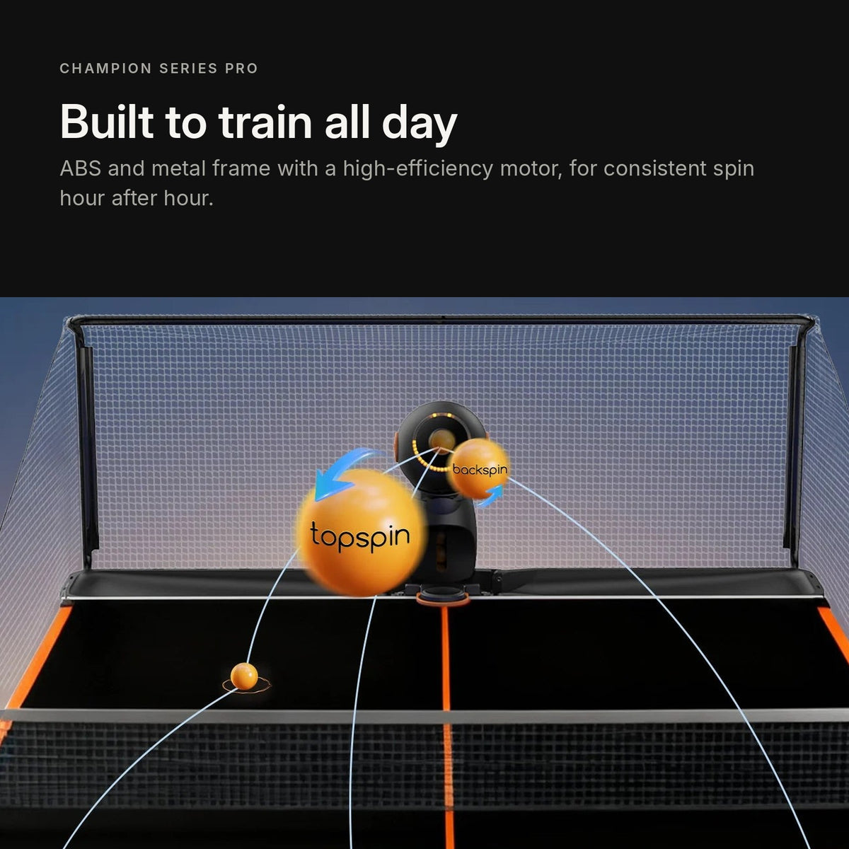 Built to train all day