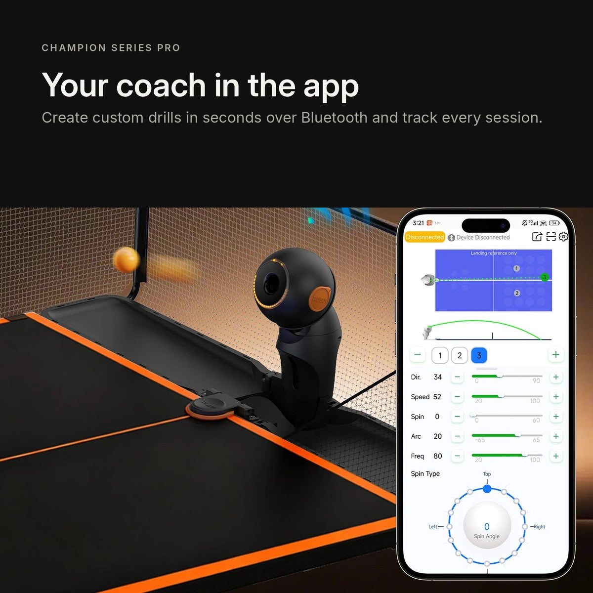 Custom drills in the app